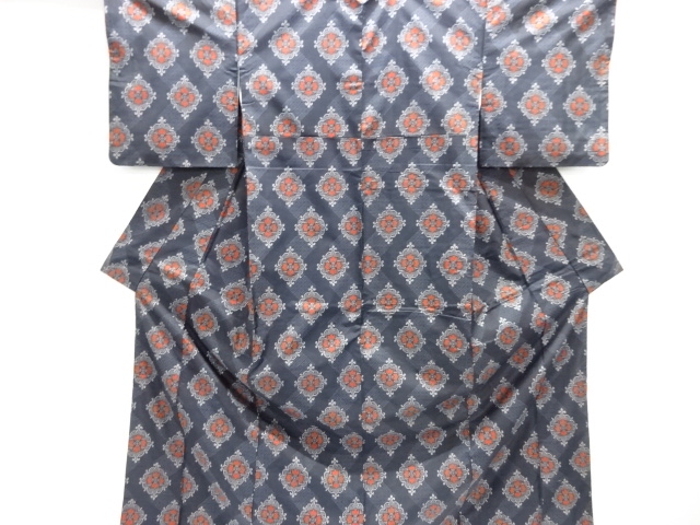 Japanese Kimono / Tsumugi Omeshi Silk